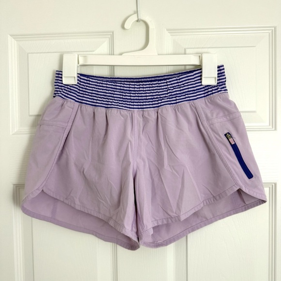 Lululemon Tracker Shorts III Purple Swift Ultra Women’s 6 Running Athleisure - Picture 10 of 11